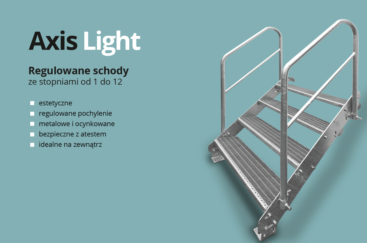 schody metalowe regulowane Ramstal